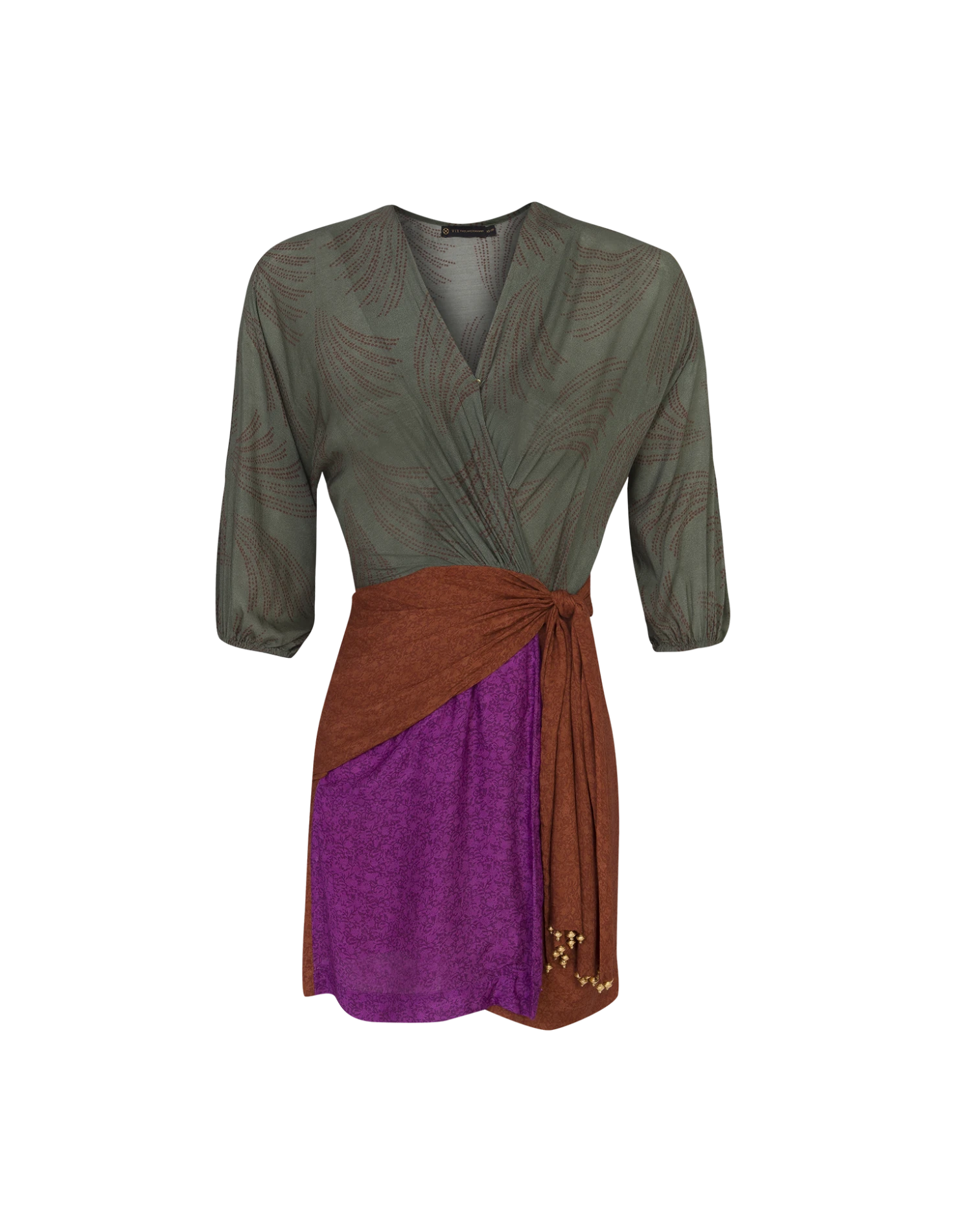 Thami Short Dress - Volpi Green 4 Thami Short Dress - Volpi Green - Image 4